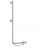 Hansgrohe 26403400 UNICA sprchová tyč 110cm, ľavá biela/chróm