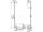 Hansgrohe 26403400 UNICA sprchová tyč 110cm, ľavá biela/chróm