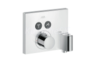 Axor SHOWER Select podomietkový termostat Square pre 2 spotrebiče,držia