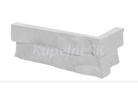 Stegu CAIRO 2 - moonlight, interiérový sádrový obklad-roh, farba-biela