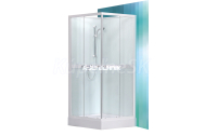 Roth SIMPLE SQUARE Sanipro 80x80 Sprchový box štvorec Biela/Číre sklo 4000692
