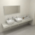Sapho TAILOR rockstone doska 250x50 cm, prevedenie límca L