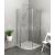 Polysan ZOOM LINE štvrťkruhový sprchový kút 90x90 cm Číre/Chróm R550 Krídlové dv. Ľavý