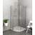 Polysan ZOOM LINE štvrťkruhový sprchový kút 90x90 cm Číre/Chróm R550 Krídlové dv. Ľavý