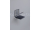 Gelco Sklopné sedátko do sprchového kúta 32,5x32,5 cm, tmavo šedá
