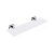 Nimco UNIX polička 40x11cm chróm/extra číre matné sklo, UN 13091B-40-26