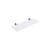 Nimco BORMO polička 30x11cm chróm/extra číre matné sklo