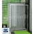 SanSwiss Top-Line TOPS4 Posuvné dvere do niky s 2 pevn.st. 1600x1900 Aluchróm/Mastercarré