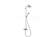 Hansgrohe 27222000 Croma 220 Showerpipe s pákovou batériou, DN15, chróm 27222000