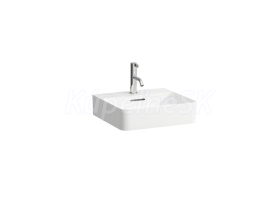 Laufen VAL Umývadlo na skrinku 45x42cm, s 1 otvorom pre batériu uprostred, biela
