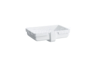 Laufen LIVING CITY Vstavané umývadlo zdola 54,5x36cm, bez otvoru pre batériu, biela
