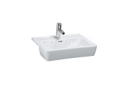 Laufen PRO Polozápustné umývadlo 56x44cm, bez otvoru pre batériu, biela