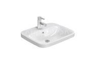 Duravit DuraStyle - Umývadlo nábytkové 56x46 cm, s 1 otvorom na batériu, biela