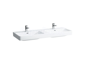 Laufen PRO S Dvojumývadlo 130x46cm, bez otvoru pre batériu, biela