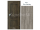 PORTA Doors SET Rámové dvere VERTE PREMIUM C.0 Plné, 3Dfólia Dub Sibírsky+zárubeň