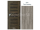 PORTA Doors SET Rámové dvere VERTE PREMIUM D.0 Plné, 3Dfólia Dub Sibírsky+zárubeň