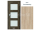 PORTA Doors SET Rámové dvere VERTE PREMIUM B.3 skloMat, 3Dfólia Dub Klasický+zárubeň