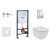 Grohe SET Duofix 38528001 +WCzávesné Ideal Stand.TESI Rimless +sedSC +ScateCosmo Chróm