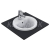 Ideal Standard E504101 CONNECT Umývadlo Zápustné Okrúhle 38cm,s prepadom
