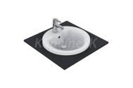 Ideal Standard E504201 CONNECT Umývadlo Zápustné Okrúhle priemer 48 cm,s prepadom