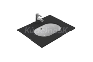 Ideal Standard E504601 CONNECT Zápustné Umývadlo pod Dosku,Oválne,48x53 cm,prepad,Biela