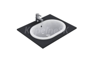 Ideal Standard E504701 CONNECT Umývadlo Zápustné Oválne 55x38 cm, prepad, Biela