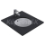 Ideal Standard E505201 CONNECT Umývadlo Zápustné pod Dosku Okrúhle 38cm,Bez otvoru pre bat