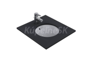 Ideal Standard E505201 CONNECT Umývadlo Zápustné pod Dosku Okrúhle 38cm,Bez otvoru pre bat