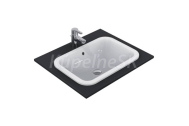 Ideal Standard E505901 CONNECT Umývadlo Zápustné Obdĺžnikové 58x41 cm, prepad, Biela