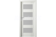 PORTA Doors SET Rámové dvere VERTE PREMIUM A.4 skloMat, 3Dfólia Wenge White+zárubeň