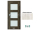 PORTA Doors SET Rámové dvere VERTE PREMIUM B.3 skloMat, 3Dfólia Nórska Borovica+zárubeň