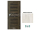 PORTA Doors SET Rámové dvere VERTE PREMIUM D.0 Plné, 3Dfólia Nórska Borovica+zárubeň