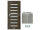 PORTA Doors SET Rámové dvere VERTE PREMIUM D.8 skloMat, 3Dfólia Agát Striebornýazárubeň