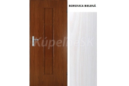 ImperioDoor interiérové rámové dvere LAGO.3-Plné, 3DTopDecor Borovica Bielená