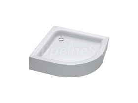 KOLO Standard Plus  štvrťkruhová vanička s panelom 90x90x9cm