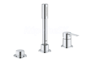 GROHE 19965001 LINEARE Vaňová 3-otvorová batéria, chróm 19965001