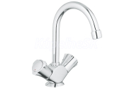 GROHE 21094001 COSTA L Umývadlová 1-otvorová batéria stojánková s výpusťou, chróm