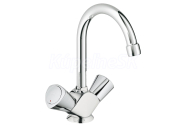 GROHE 21097001 COSTA S Umývadlová 1-otvorová batéria stojánková s výpusťou, chróm
