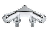 GROHE 41022000 EGGEMANN Originálny WAS dvojitý ventil jednoduchý, chróm 41022000