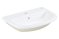 GROHE 39422000 BAU CERAMIC 55 Umývadlo zápustné keramické 56x40 cm, alpská biela