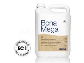 BONA Mega 5L, polomatný, jednozložkový vrchný lak na vodnej báze, 100% polyuretan