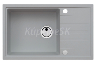 Alveus MERYLL 130 kuchynský granitový drez so sifónom 78x48 - G-81 Beton 1119692