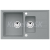 Alveus INTERMEZZO 70 kuchynský granitový drez so sifónom 78x48 - G-81 Beton 1119693