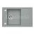 Alveus FORMIC 30 kuchynský granitový drez so sifónom 76x50 - G-81 Beton