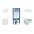 Geberit SET Duofix 111.300.00.5 +WCzávesné Id.Standard QUARZO +sedSC +Sigma01 Biele