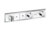 Hansgrohe 15355400 RAINSELECT Podomietková termostat. sprch. batéria,2 funkcie,chróm/biela