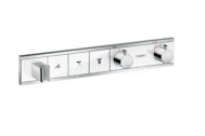 Hansgrohe 15356400 RAINSELECT Podomietková termostat.sprch. bat.,pre 3 funkcie,biela/chróm