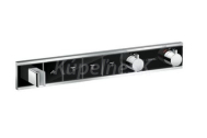 Hansgrohe 15357600 RAINSELECT Podomietková termostat. sprch.bat.pre 4 funkcie,čierna/chróm