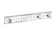 Hansgrohe 15358400 RAINSELECT Podomietková termostat sprch. bat. pre 5 funkcií,biela/chróm
