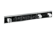 Hansgrohe 15358600 RAINSELECT Podomietková termostat. sprch. batéri,5 funkcií,čierna/chróm